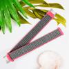 KangPlus Sport Wristband Compatible with Fitbit Luxe,Slim Sport Comfortable Wristbands Nylon Watch Straps Accessories Adjustable 5.5-7.9 inch for Women Girl - Shiny Pink view 3