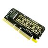 5PCS M.2 NVME Adapter M.2 M2 NVME PCIE to M2 Adapter PCI Express X16 X8 X4 Raiser SSD M.2 PCI-E Expansion Card for 2230-2280 SSD view 3