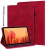 ALILANG Case for Samsung Galaxy Tab A 8.0 Inch 2019 (SM-T290/T295/T297) with Stylus, Multiple Viewing Angles PU Leather Stand Flip Cover for Galaxy Tab A 8.0 Case 2019-Red view 1