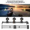 GVM 48"/120cm Motorized Camera Slider, APP Professional Carbon Fiber Dolly Rail Camera Slider, Motorized Time Lapse and Video Shot Follow Focus Shot and 120 Degree Panoramic Shooting view 3
