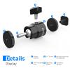 NEEWER Mini Ball Head with Cold Shoe & 1/4 Screw, 2 Pack, 360 Swivel 90 Tilt Ballhead Camera Mount Hot Shoe Adapter for Camera, Camcorder, Smartphone, LED Video Light, Microphone, Ring Light, ST17 view 2