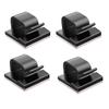 AKOAK 25 Pcs Adhesive Cable Clips, Cable Organizer Cord Holder, Wire Clips Cable Wire Management Wire Cable Holder Clamps Cable Tie Holder for Car, Office and Home view 1