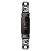 Ginamart Metal Bands Compatible with Fitbit Luxe Bands, Adjustable Stainless Steel Replacement Watch Strap Band Accessories Link Bracelet Wristbands for Women Men (Black), IUWF670KK/U, Small/Large view 3