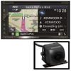 Kenwood DNX577S 6.8" Capacitive Touchscreen DVD Navigation Receiver | Apple CarPlay & Android Auto Compatible | Digital LED Backlit LCD Display | Plus CMOS-130 Rearview Camera view 1