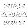 Arrowmax 10 Pack ASK2425-H1 1-Wire Clear Coil Surveillance Kit Earphone for Hytera TC-500 TC-508 TC-518 TC-620 RCA XR150 view 1