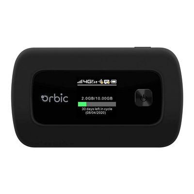 Orbic Speed Mobile Hotspot | 4G LTE |Connect up to 10 Wi-Fi Enabled Devices | Up to 12 hrs of Usage time |Up to 5 Days of Stand-by time | Great for Remote Workers (Renewed)