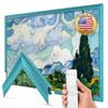 Turquoise Prismatic 85" Alloy Deco TV Frame - Compatible Only with Samsung The Frame TV and Pro TVs (Fits 2021-2025, LS03A, LS03B, LS03C, LS03D, LS03FA, LS03FW) view 1