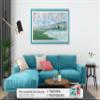 Turquoise Prismatic 85" Alloy Deco TV Frame - Compatible Only with Samsung The Frame TV and Pro TVs (Fits 2021-2025, LS03A, LS03B, LS03C, LS03D, LS03FA, LS03FW) view 2