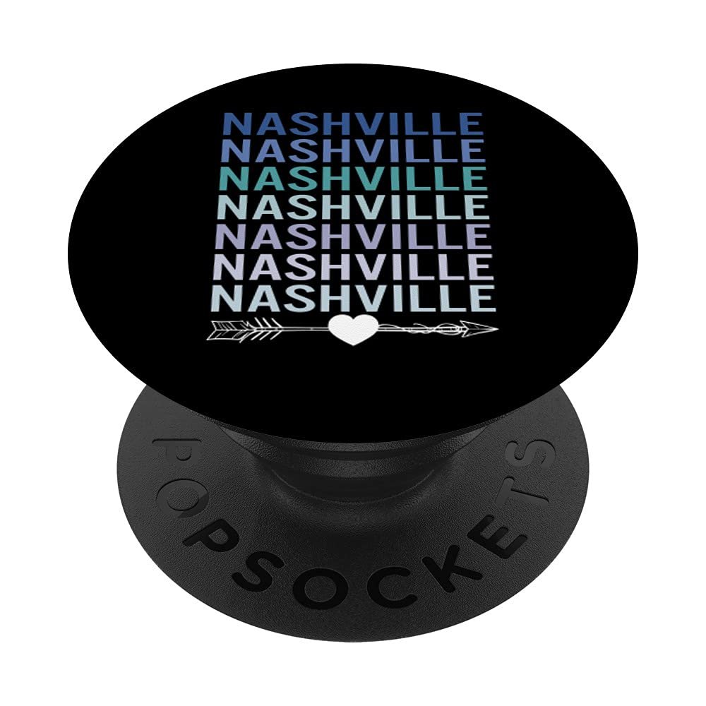 Nashville Music City Souvenir Tennessee Country Music Venues PopSockets Swappable PopGrip