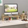 Ergonomic Relieve Neck Pain Computer Stand,Fashionable Desk Organizer Monitor Stand,for Computer Laptop PC iMac Printer-The Log Color B view 1