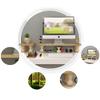 Ergonomic Relieve Neck Pain Computer Stand,Fashionable Desk Organizer Monitor Stand,for Computer Laptop PC iMac Printer-The Log Color B view 2