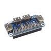 Rakstore 4 Ports USB HUB HAT for Raspberry Pi 4B/3B+/3B/2B/B+/A+/Zero/Zero W USB to UART for Serial Debugging Compatible with USB2.0/1.0 view 2