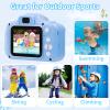 Kids Camera Waterproof Underwater Camera for 3-12 Year Old Boys Girls 2 Inch IPS Screen 1080P HD Digital Kids Video Camera Indoor Outdoor Action Cameras Best Christmas Birthday Gifts view 4