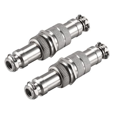 uxcell 2 Pairs Aviation Connector 16mm 3 Terminals 7A 400V GX16 Waterproof