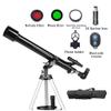 8-12 Years Kids Telescope Beginners Telescopes for Adults Astronomy 700mm Focal Length| 60mm Aperture|2 Eyepiece Refracting Telescope with Carry Bag (Size : Set 1) view 3