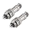 uxcell 2 Pairs Aviation Connector 12mm 5 Terminals 5A 300V GX12 Waterproof view 1