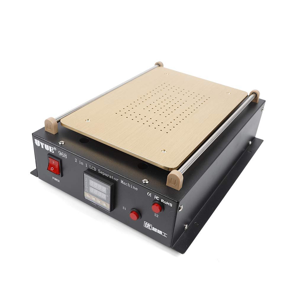 14 LCD Screen Separator Machine,Repair LCD Screen Compatible Ipad iPhone Smartphone, Phone Screen Separation Equipment Repair Tools Heat Plate 600W