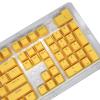 108 PBT Keycap Set, Multi Color Optional Doubleshot Backlit Mechanical Keyboard Replacement Keycaps with Key Puller(Yellow) view 3