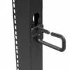 4-Post 8U Mobile Open Frame Server Rack, Four Post 19in Network Rack with Wheels, Small Rolling Rack with Adjustable Depth for Computer/AV/Data/IT Equipment - Casters, Leveling Feet or Floor Mounting view 3