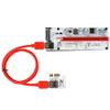Connectors VER 008S PCI-E Riser Card USB 3.0 Graphics Card Cable 60CM PCI Express 1X to 16X Extender PCIe Adapter for GPU Miner Mining - (CN, Cable Length: 60cm, Color: Red) view 3