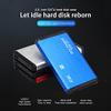 Connectors 2.5 Inches SATA USB 3.0 HDD Enclosure Mobile Hard Drive Case for SSD External Storage HDD Box with USB 3.0 Cable - (CN, Cable Length 02) view 2