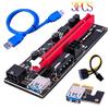 Connectors 1-5PCS USB 3.0 Pci-E Riser Ver 009S Express 1X 4X 8X 16X Extender Riser Adapter Card Sata 15Pin to 6 Pin Power Cable - (US, Cable Length: 60cm, Color: 3pcs Blue) view 1