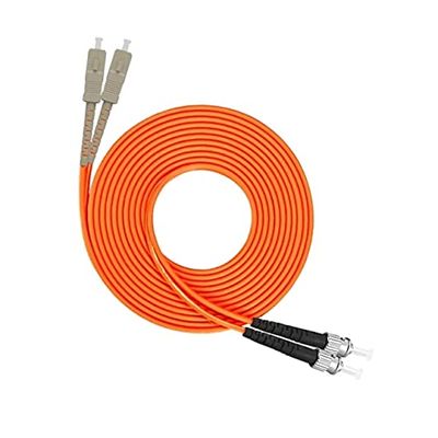 Connectors Fiber Optic Patch Cords SC-SC-LC-LC-FC-FC-ST-ST 50/125um OM2 Duplex 2.0mm 3.0mm Optical Fibre Jumper ftth Patch Lead IL<0.3dB - (Cable Length: 7M, Color: SC-ST)