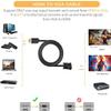 Connectors HDMI-Compatible to VGA Conversion Cable HDMI Vga1.8m with Chip High Definition - (Cable Length: 5m, Color: Black) view 4