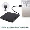 Connectors Slim External Optical Drive USB 3.0 DVD Combo DVD ROM Player CD-RW Burner Writer Plug and Play for Windows Laptop Desktop PC - (US, Color: Black Drawing) view 2