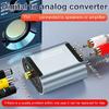 Connectors Stereo Audio Coaxial Toslink Digital to Analog Converter Amplifier Decoder Adapter for TV - (Color: Sliver Gray B) view 3