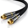 Connectors Digital Optical Fiber Audio Cable SPDIF Output Cable 5.1 Channel Power Amplifier Audio Fiber Optic Cable - (Cable Length: 2M) view 1