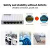 Connectors 5 Port Gigabit Switch 10/100/1000Mbps Automatic MDI-MDIX Adapter EU/US RJ45 LAN Network Desktop Power Ethernet Splitter L0B0 - (CN, Color: D) view 2
