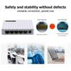 Connectors 5 Port Gigabit Switch 10/100/1000Mbps Automatic MDI-MDIX Adapter EU/US RJ45 LAN Network Desktop Power Ethernet Splitter L0B0 - (CN, Color: D) view 4