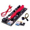 Connectors VER009S PCI-E Riser Card 009S PCI Express PCIE 1X to 16X Extender 0.6M PCI E USB 3.0 Cable 6Pin Power Cable for GPU Mining Miner - (CN, Cable Length: 6pcs, Color: 60CM red) view 1