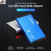 Connectors Aluminum 2.5 Inch SATA III to USB 3.0 5Gbps External HDD Enclosure Hard Drive Case SSD Box Support Plug for Windows Mac - (US, Color: 03) view 3