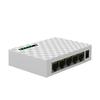 Connectors Mini 5 Port Desktop 1000 Mbps Network Switch Gigabit Fast Ethernet Switcher LAN Switching Hub Adapter Full Duplex Exchange - (US, Color: US White) view 1