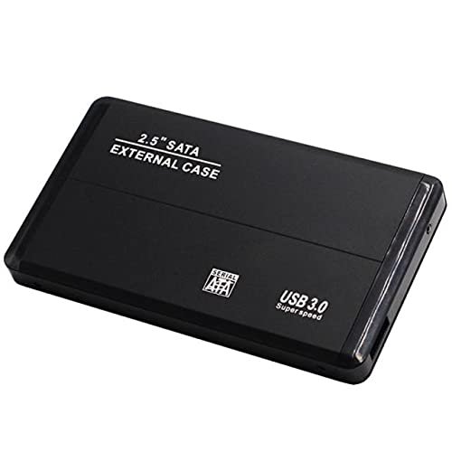 Connectors 2.5 Inch SATA to USB3.0 HDD Enclosure Mobile Hard Drive Case for SSD External Storage HDD Box with USB3.0/2.0 Cable ABS - (US, Color: 02)