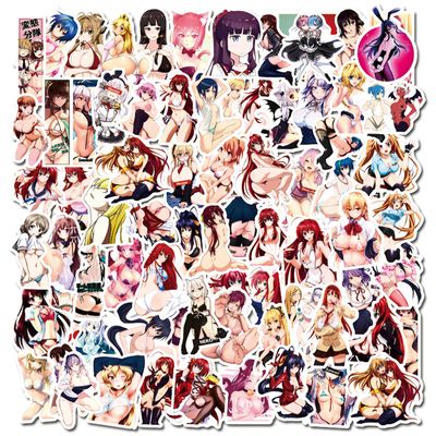 100pcs Anime Sexy Girl Stickers for Adults, Waterproof Sexy Lady Stickers Decals for Laptop Water Bottle Computer Bike Bumpe Skateboard Motorcycle Luggage