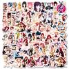 100pcs Anime Sexy Girl Stickers for Adults, Waterproof Sexy Lady Stickers Decals for Laptop Water Bottle Computer Bike Bumpe Skateboard Motorcycle Luggage view 1