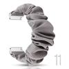 CHENPENG Compatible with Fitbit Blaze Bands for Women Men, Feminine Scrunchie Elastic Stretch Fabric Scrunchy Replacement Band Straps Breathable Woven Fabric Strap,F view 3