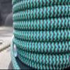 Valley Rope 9/16 x 100 ft.Double Braid-Yacht Braid Rope. Burgundy/Teal Herringbone view 1