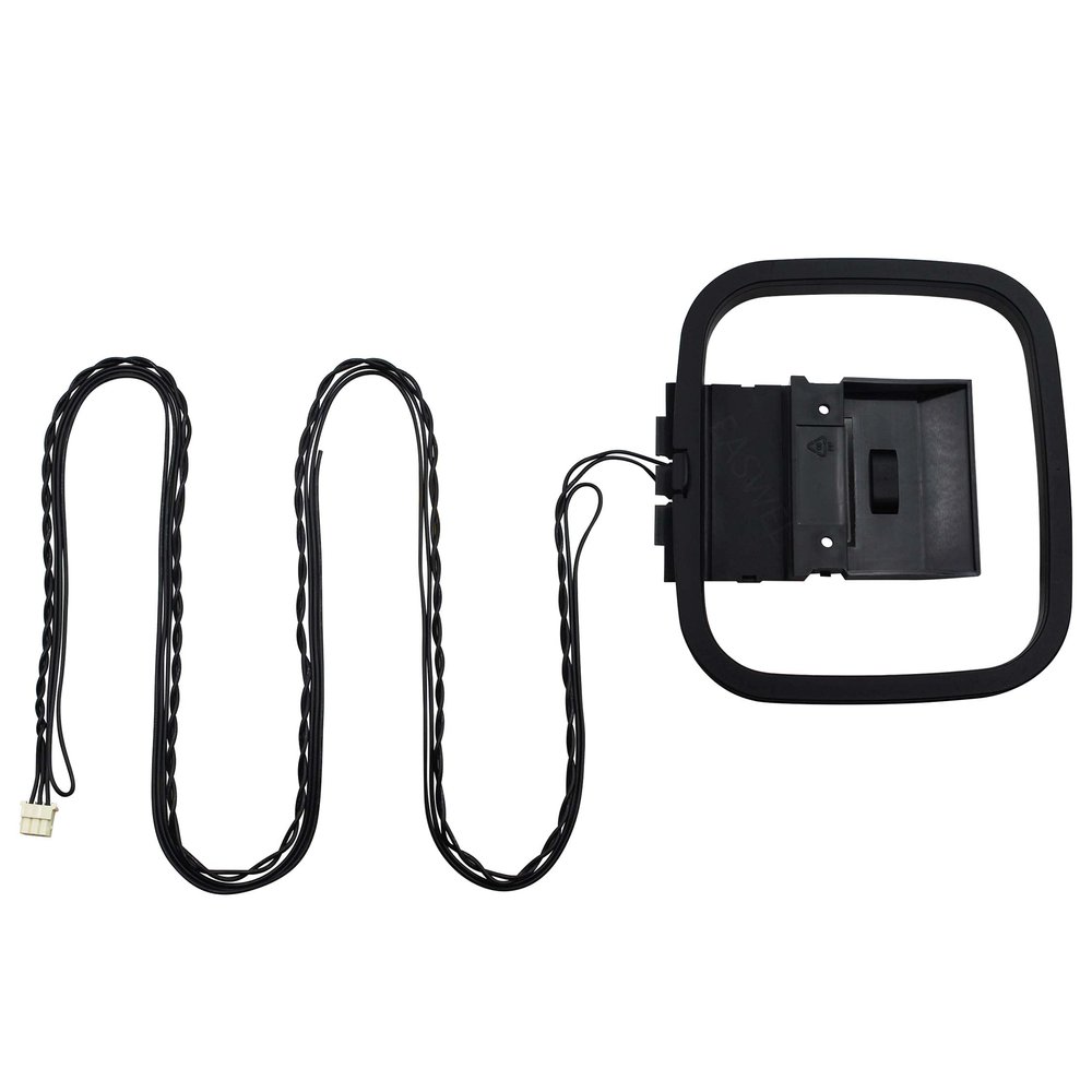 AM/FM Loop Antenna with 3-pin Connector for Sony HCDEC77 HCDEC78P HCDEC909IP