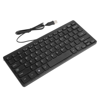 01 Mini Keyboard, Convenient Extra-Long Cable USB Keyboard USB Interface Strong Impact Resistance for Home for Office
