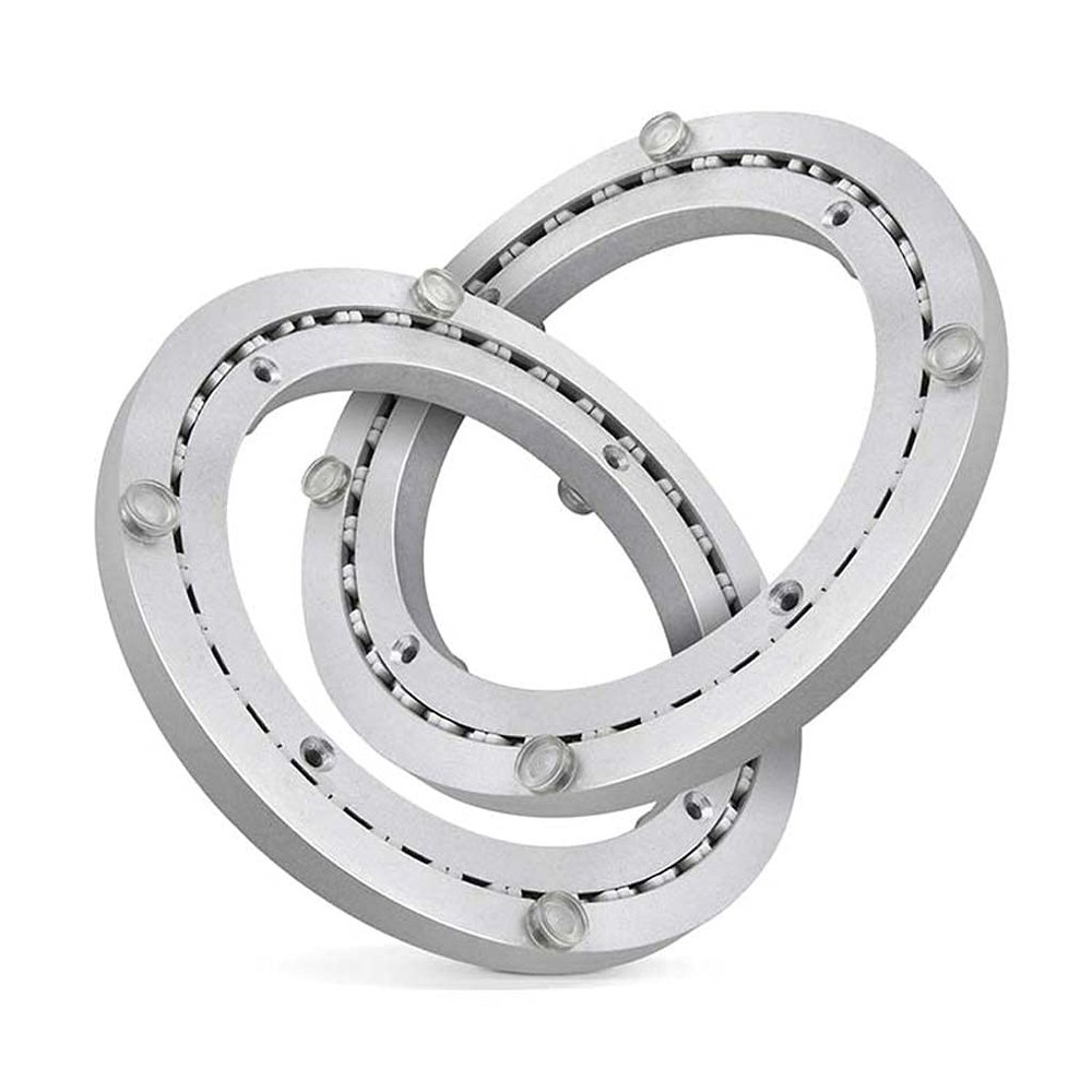 ZXW Aluminum Scroll-Full Size-Rotating Turntable, Used for DIY Display, Kitchen Table, Suitable for a Variety of tabletops, Allowing You to Choose 40 cm/16 inch