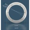 ZXW Aluminum Scroll-Full Size-Rotating Turntable, Used for DIY Display, Kitchen Table, Suitable for a Variety of tabletops, Allowing You to Choose 40 cm/16 inch view 3