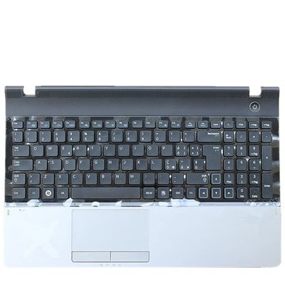 Replacement Laptop Upper Case Cover C Shell & Keyboard & Touchpad for Samsung NP300E5A Black US English Layout