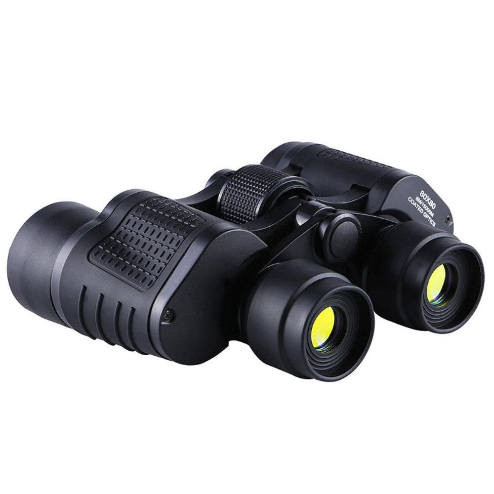Hd Binoculars Telescope 80X80 Long Range High Power Optical Glass Lens Low Light Night Vision for Hunting Sports Scope