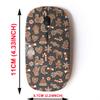 2.4G Wireless Mouse with Cute Pattern Design for All Laptops and Desktops with Nano Receiver - Christmas Gingerbread Cookies view 2