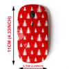 2.4G Wireless Mouse with Cute Pattern Design for All Laptops and Desktops with Nano Receiver - Christmas firs Noel view 2