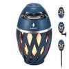 ANERIMST Unique Gifts for Men, Outdoor Bluetooth Speaker Waterproof Wireless with Torch LED Light, Birthday Gift for Boyfriend Him Dad, Cool for Garden, Patio, Outside (Blue) view 1